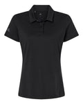 Adidas Women's Textured Stripe Polo - Black