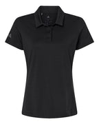 Adidas Women's Textured Stripe Polo - Black