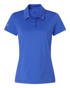 Adidas Women's Textured Stripe Polo - Bright Royal