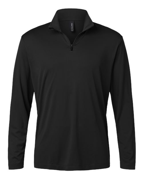 AllPro Men's Pro-Lock Performance Quarter-Zip Pullover (Part 1 of 2) - Black