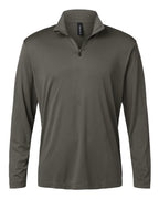 AllPro Men's Pro-Lock Performance Quarter-Zip Pullover (Part 1 of 2) - Charcoal