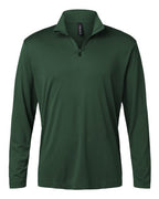 AllPro Men's Pro-Lock Performance Quarter-Zip Pullover (Part 1 of 2) - Forest Green