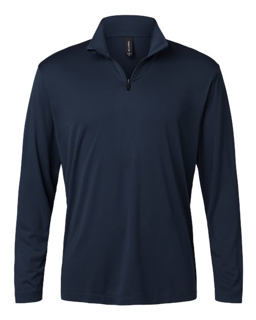 AllPro Men's Pro-Lock Performance Quarter-Zip Pullover (Part 1 of 2) - Navy