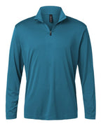 AllPro Men's Pro-Lock Performance Quarter-Zip Pullover (Part 2 of 2) - Pacific Blue
