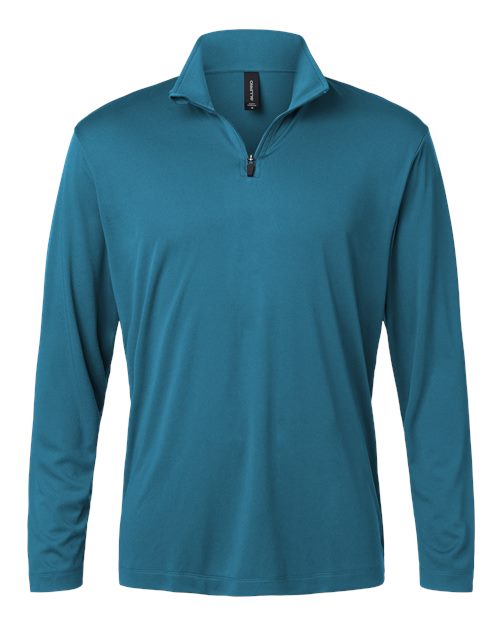 AllPro Men's Pro-Lock Performance Quarter-Zip Pullover (Part 2 of 2) - Pacific Blue