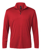 AllPro Men's Pro-Lock Performance Quarter-Zip Pullover (Part 2 of 2) - Red
