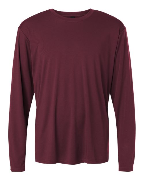 AllPro Unisex Pro-Lock Performance Long Sleeve T-Shirt (Part 2 of 3) - Maroon
