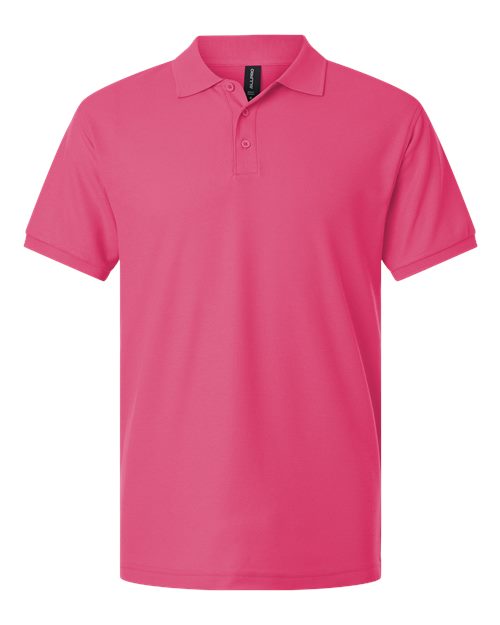 AllPro Men's Pique Polo (Part 1 of 4) - Bright Pink