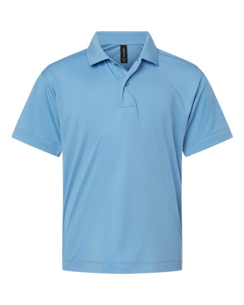 AllPro Youth Pro-Lock Performance Polo - Carolina Blue