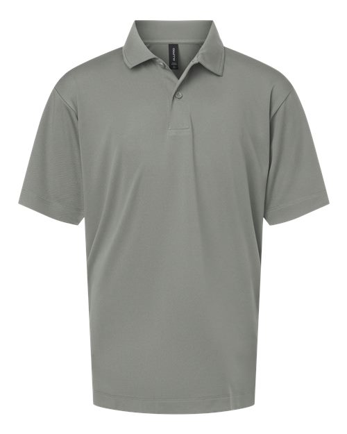 AllPro Youth Pro-Lock Performance Polo - Greystone
