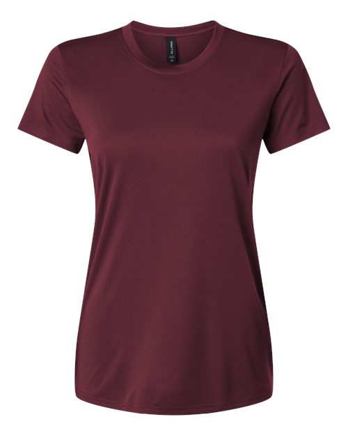 AllPro Women's Pro-Lock Performance T-Shirt (Part 2 of 2) - Maroon