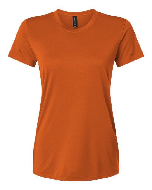 AllPro Women's Pro-Lock Performance T-Shirt (Part 2 of 2) - Rust
