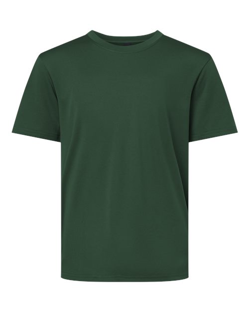 AllPro Youth Pro-Lock Performance T-Shirt (Part 1 of 2) - Forest Green