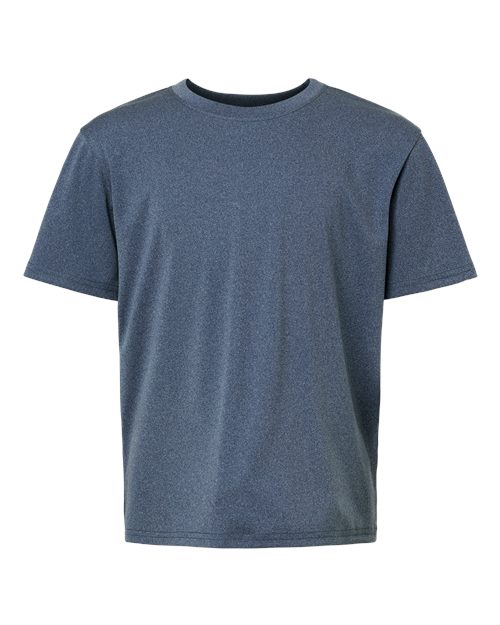 AllPro Youth Pro-Lock Performance T-Shirt (Part 1 of 2) - Heather Navy