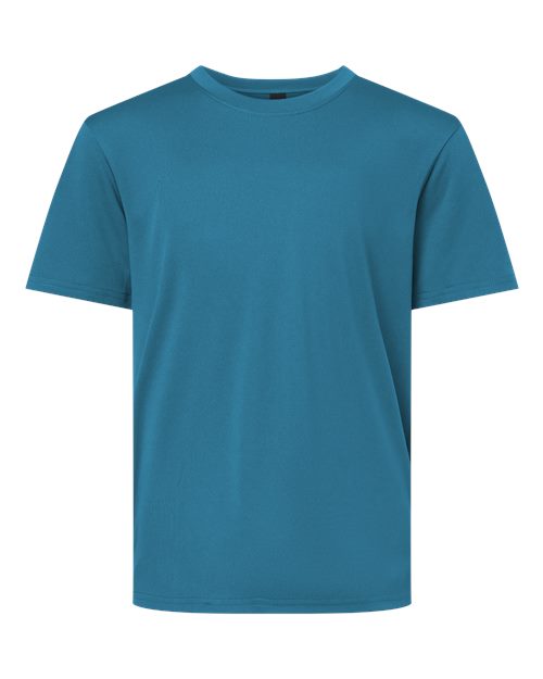 AllPro Youth Pro-Lock Performance T-Shirt (Part 2 of 2) - Pacific Blue