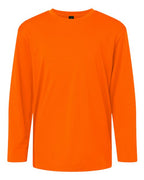 AllPro Youth Pro-Lock Performance Long Sleeve T-Shirt (Part 1 of 2) - Neon Orange