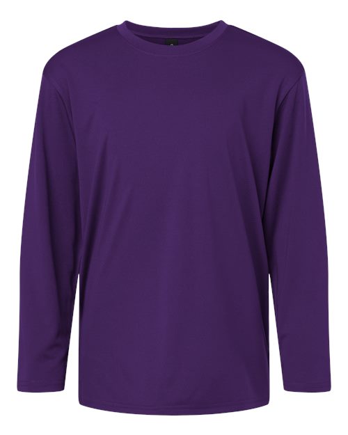 AllPro Youth Pro-Lock Performance Long Sleeve T-Shirt (Part 2 of 2) - Purple