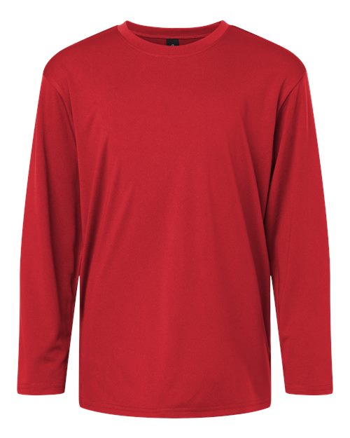 AllPro Youth Pro-Lock Performance Long Sleeve T-Shirt (Part 2 of 2) - Red