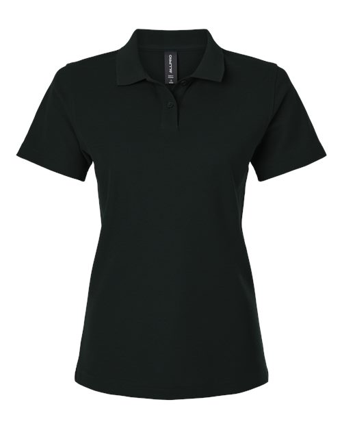 AllPro Women's Pique Polo (Part 1 of 3) - Black