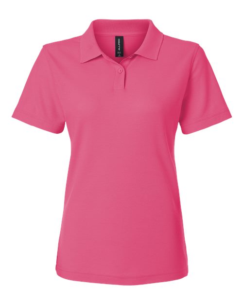 AllPro Women's Pique Polo (Part 1 of 3) - Bright Pink