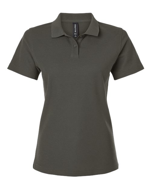 AllPro Women's Pique Polo (Part 1 of 3) - Charcoal