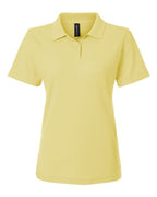 AllPro Women's Pique Polo (Part 2 of 3) - Light Yellow