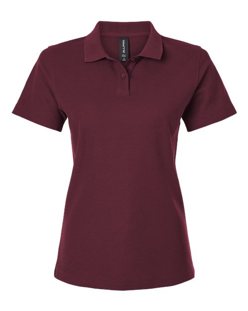 AllPro Women's Pique Polo (Part 2 of 3) - Maroon