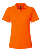 AllPro Women's Pique Polo (Part 1 of 3) - Deep Orange