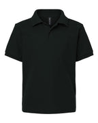 AllPro Youth Pique Polo - Black
