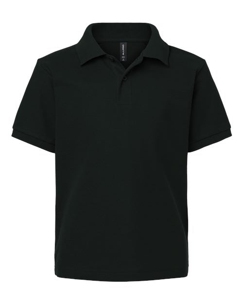 AllPro Youth Pique Polo - Black