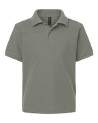 AllPro Youth Pique Polo - Greystone