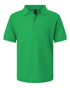 AllPro Youth Pique Polo - Kelly Green