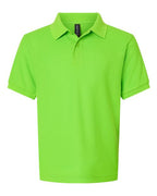AllPro Youth Pique Polo - Lime