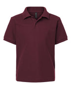 AllPro Youth Pique Polo - Maroon