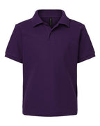AllPro Youth Pique Polo - Purple