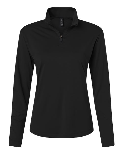 AllPro Women's Pro-Lock Performance Quarter-Zip Pullover (Part 1 of 2) - Black
