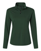 AllPro Women's Pro-Lock Performance Quarter-Zip Pullover (Part 1 of 2) - Forest Green