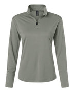 AllPro Women's Pro-Lock Performance Quarter-Zip Pullover (Part 1 of 2) - Greystone
