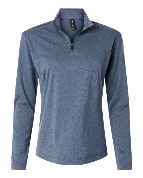 AllPro Women's Pro-Lock Performance Quarter-Zip Pullover (Part 1 of 2) - Heather Navy