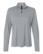 AllPro Women's Pro-Lock Performance Quarter-Zip Pullover (Part 1 of 2) - Heather Steel