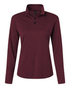 AllPro Women's Pro-Lock Performance Quarter-Zip Pullover (Part 1 of 2) - Maroon