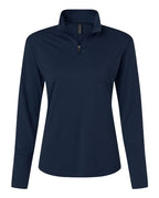 AllPro Women's Pro-Lock Performance Quarter-Zip Pullover (Part 1 of 2) - Navy