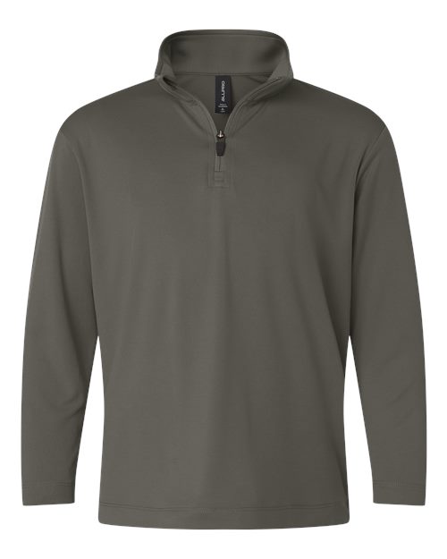 AllPro Youth Pro-Lock Performance Quarter-Zip Pullover - Charcoal