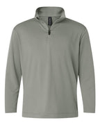 AllPro Youth Pro-Lock Performance Quarter-Zip Pullover - Greystone
