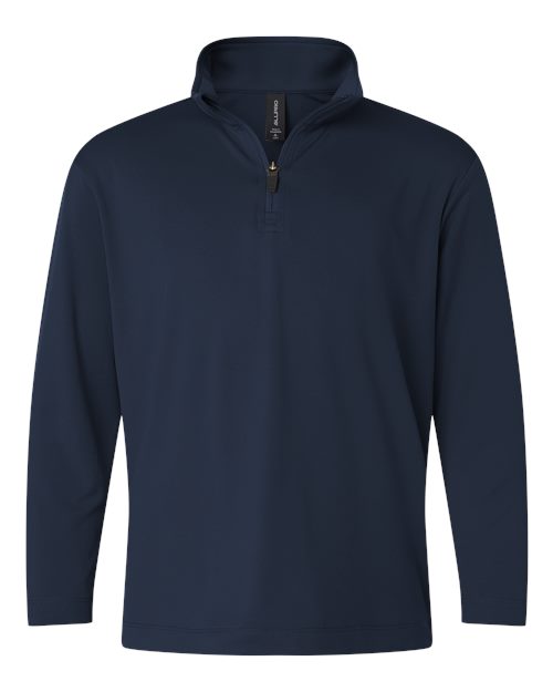 AllPro Youth Pro-Lock Performance Quarter-Zip Pullover - Navy