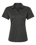 AllPro Women's Pro-Lock Performance Mélange Polo - Black Melange