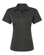 AllPro Women's Pro-Lock Performance Mélange Polo - Black Melange