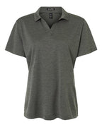 AllPro Women's Pro-Lock Performance Mélange Polo - Charcoal Melange