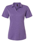 AllPro Women's Pro-Lock Performance Mélange Polo - Violet Melange
