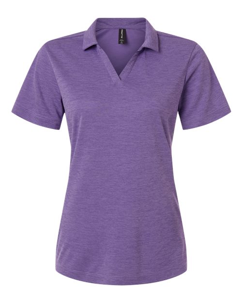 AllPro Women's Pro-Lock Performance Mélange Polo - Violet Melange